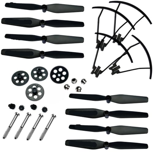 Engrenage moteur drone XS809 protections cadre helice pieces rechange Set04