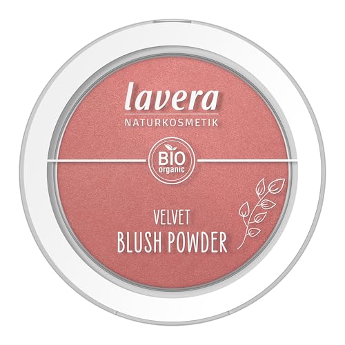 lavera Velvet Blush Powder -Pink Orchid 02- pink - Bio-Mandelöl & Vitamin E - schimmernd - Samtige Textur (1 x 5g)