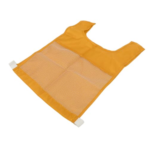 Chaleco de Malla para Niños, Chaleco de Práctica para Niños Fácil de Usar, Correa Elástica, Ligero para Interiores (YELLOW)