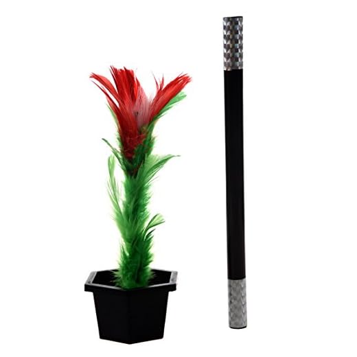 SODIAL(R) Truco de magia palillo de flor de comedia accesorio de demostracion de nino