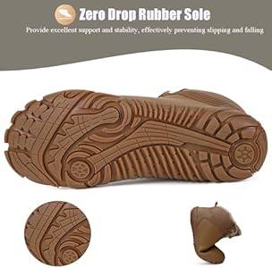 AONETIGER Winter Barefoot Laarzen Heren Vrouwen Sneeuwlaarzen Outdoor Waterdichte Warme Bont Voering Wandelschoen Lichtgewicht Anti-Slip Wandelen Booties Maat 3.5-12.5UK, 688 Grijs, 43.5 EU