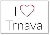 trnava stadion kapaciteta I ♥ Trnava, Slovakia Mundus Souvenirs - Ich Liebe Trnava, Kühlschrankmagnet (Design 2)