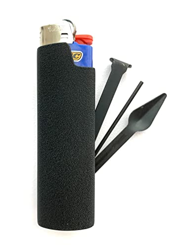Estuche metálico para encendedor con herramienta y abridor miniatura 1