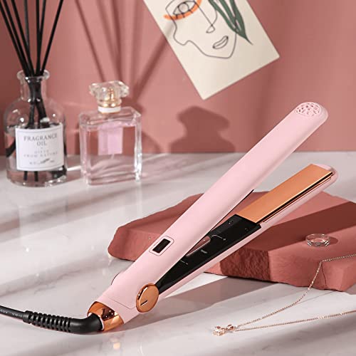 Tymo Flat Iron Hair Straightener And Curler 2 In 1 With 10S Fast Heating, 1 Inch Professional Titanium Straightening Curling Iron With 32 Adjustable Temp And Automatic Shut Off #TOP6