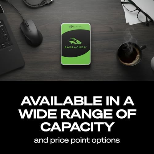 Seagate BarraCuda 4TB Internal Hard Drive HDD – 3.5 Inch Sata 6 Gb/s 5400 RPM 256MB Cache For Computer Desktop PC – Frustration Free Packaging ST4000DMZ04/DM004 - 3
