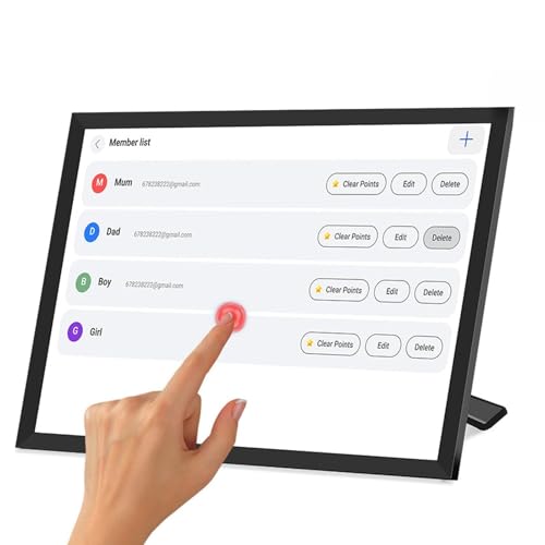 Image of 10.1 Inch Smart Digital Calendar & Chore Chart, IPS HD Touchscreen Family Organizer, Desk Planner with App Support & Photo Frame