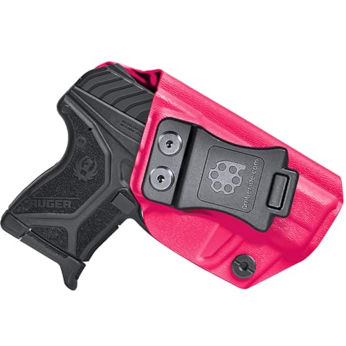 Ruger LCP 2 Holster IWB Kydex Holster Custom Fit: Ruger LCP II/2 Pistol - Inside Waistband Concealed Carry – Adjustable Cant & 'Posi-Click' Retention - No Wear - No Jitter - USA Made by Amberide