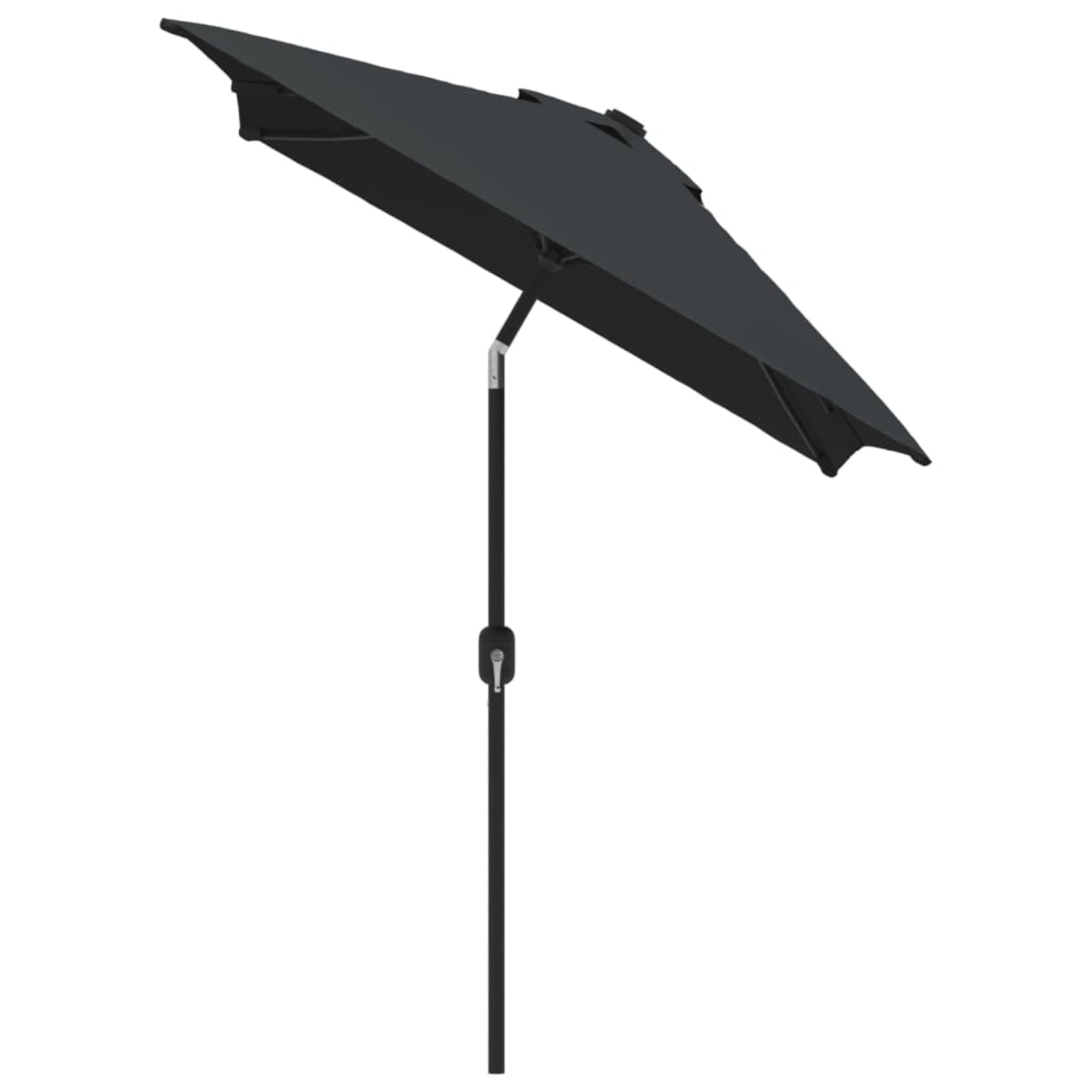 Homgoday Sombrilla de jardín con Palo de Metal Antracita 300x200 cm Sombrilla de Jardín,Protección UV Sombrilla Jardín Grande Orientable Jardín Parasol Balcón
