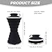 Yeory Collapsible Water Bottle, 500ml Portable Water Bottle, Foldable Cup for Sports, Travel Water Bottle for Outdoor, Cycling Cups Camping