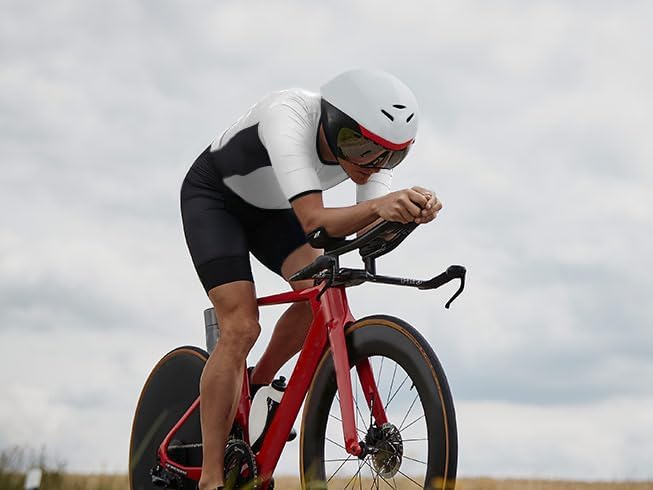 Miniatura 7 de Logas - Traje de triatlón para hombre, traje de triatlón, traje de carrera, ciclismo, velocidad, natación, correr