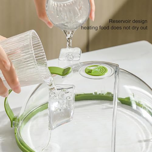 Couvercle micro-ondes pliable et transparent avec fonction cuiseur vapeur - 7