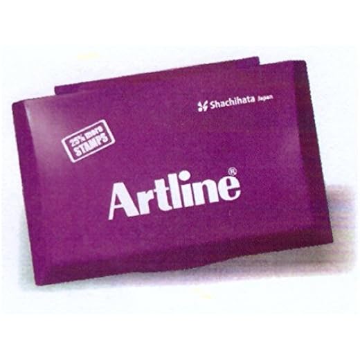 Artline Stamp Pad Violet Pack of 3