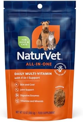 NaturVet All-in-One Dog Supplement - for Joint Support, Digestion...