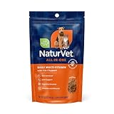 NaturVet All-in-One Dog Supplement - for Joint Support, Digestion, Skin, Coat Care – Dog Multivitamins with Minerals, Omega-3, 6, 9 – Wheat-Free Vitamins for Dogs – 13-Ounce Powder