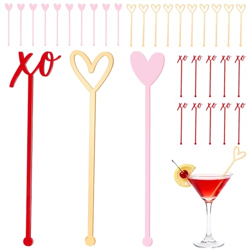 Heart & Letters Drink Stirrers Set