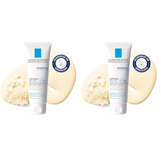 La Roche Posay, Lipikar AP+ M Bálsamo Corporal Hidratante, Calma el Picor y Reduce la Sequedad, Con Aqua Posae Filiformis, Para Toda la Familia, Para Pieles con Tendencia Atópica, 75 ml (Paquete de 2)