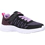 Skechers Girl's Dreamy Dancer Radiant Rogue Sneaker, Czarna lawendowa siatka Multi Trim, 35 EU