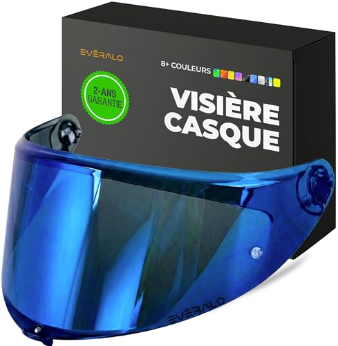 Visière pour AGV K6 K6s écran de casque moto bleu électrique