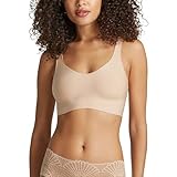 commando - Butter Soft-Support Bralette | Molded Cups and Removable Pads | Wireless Comfort Bra | Machine Washable | Beige, L