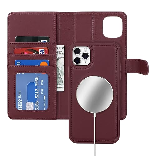 Étui pour iPhone 11 Pro Max porte-cartes amovible pour femme active