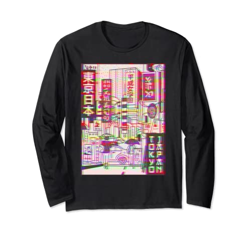 Vaporwave Aesthetic Tokyo Japan Street Japanese Streetwear Manga Larga