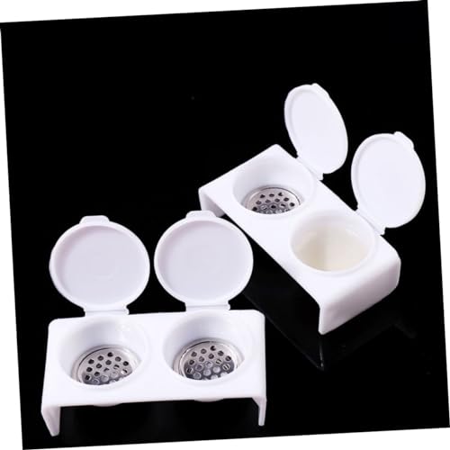 Recipiente Dappen dobles para esmalte de uñas miniatura 2