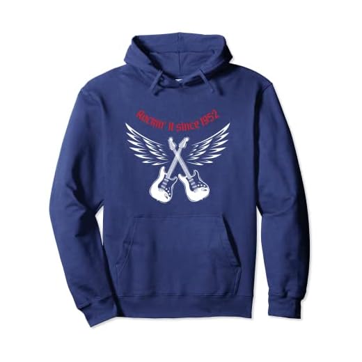 Guitarra eléctrica metal rock guitarrista cumpleaños 1952 Sudadera con Capucha
