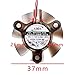 AD0412MB-G76 Diameter 37mm Hole Pitch 26mm DC12V 0.08A 2pin Cooling Fan for Industrial Computer Router Graphics Card