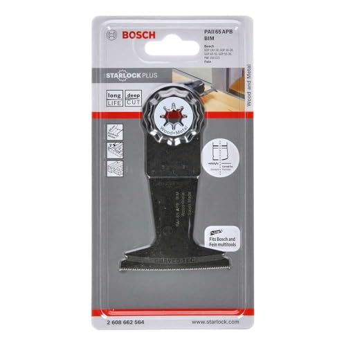Bosch Accessories Professional Tauchsägeblatt (Holz und Metall, für Multifunktionswerkzeuge Starlock Plus, PAII 65 APB)