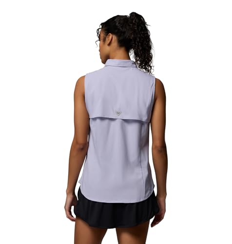 Columbia Women's PFG Tamiami Sleeveless Summer Shirt, Twilight, 3X – Ansicht 2