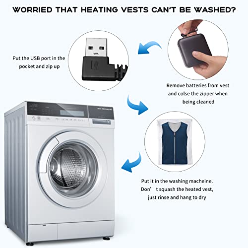 Anoopsyche Heated Vest For Men Women, Usb Rechargeable Lightweight Heated Jacket Body Warmer Outdoor Black 2Xl #TOP5