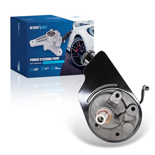 Detroit Axle - 6.6L Power Steering Pump for Chevrolet GMC Silverado Sierra 2500 3500 HD Power Steering Pump with Reservoir Replacement 20-8757