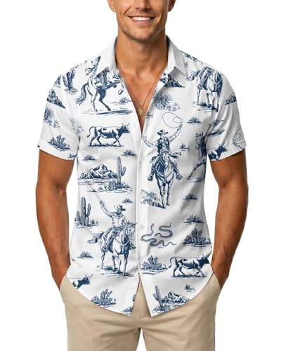 Image of 99TIMORO Fathers Movie Hawaiian Shirt for Men, Characters Button Down Short Sleeve Top, Summer Beach Gifts