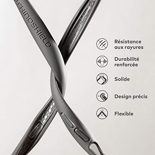 Coque fine iPhone XS Max Mod NX gris platine - 5