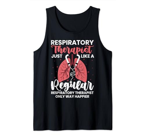 Divertido gráfico de terapeuta respiratorio jubilado Camiseta sin Mangas