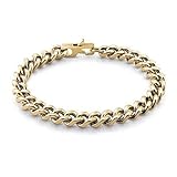  Bracciale uomo a catena in acciaio placcato oro - Guess JUMB70058JW