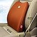 Belleashy Auto Cuscino Lombare Memory Lombare Supporto Cuscino scrivania da Gioco e Sedia da Auto Supporto Lombare Cuscino (Color : Brown, Size : Free Size)