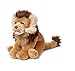 WWF - Peluche Lion - Peluche Réaliste avec de Nombreux Détails Ressemblants - Douce et Souple - Normes CE - Hauteur 23 cm