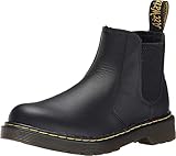 Dr. Martens Kid's Collection 2976 Junior Banzai Chelsea Boot (Little Kid/Big Kid) Black Softy T 2 UK...