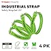 Titan Industrial Straps – Strong & Simple Tie-Downs for Construction (Welders, DIY Home) & 1st Responders – 3 Year Warranty, Batch Tested – 70 lb. Working Load, 25