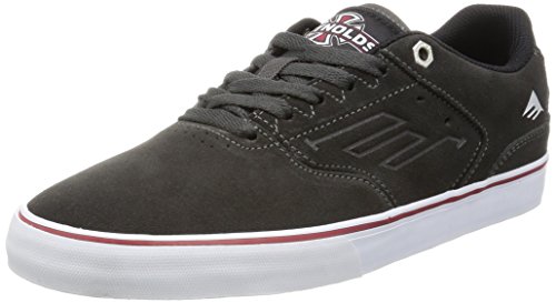 Emerica The Reynolds Low Vulc X Indy, Skateboard Hommes, Gris (Dark Grey 021), 41 EU