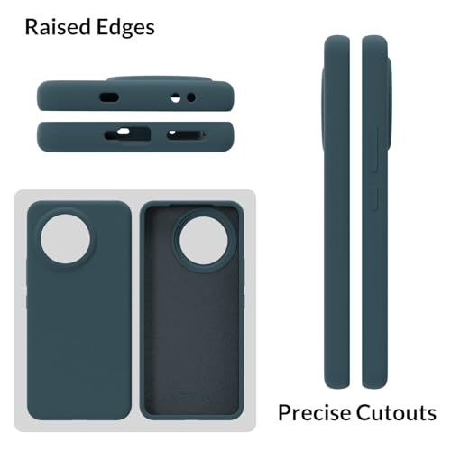 Image of SPRIG Compatible with Mi 14 Civi Premium SilkTone Back Cover Drop Tested Shock Proof Mobile Case for Men, Women, Boys and Girls with Camera Protection (Stone Blue)