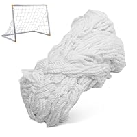 DEWIN Fußballnetz für Tore, Fußballtornetze Tornetz Fußballtornetz Sport-Ersatznetz für Fußballtorpfosten 2,44 m × 1,83 m