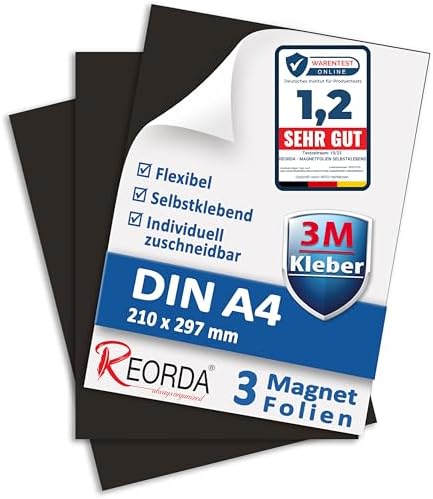X-BET MAGNET Magnetfolie 10x15 Cm – 5 Stück, Sel Produktbild-Vorschau 5