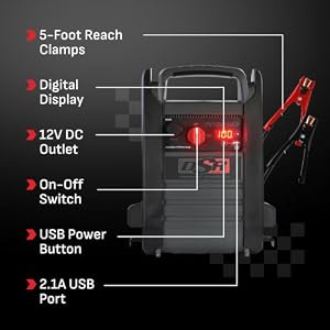 Schumacher Electric Car Battery Jump Starter & Power Station, DSR165 — photo 6 of 6
