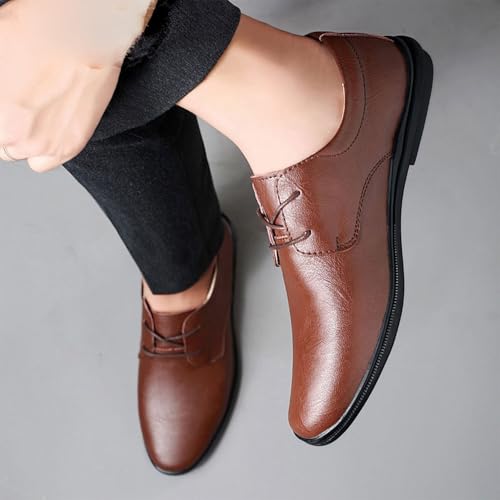 Men's Orthopedic Dress Shoes Business Oxford Shoes Casual Leather Walking Flats3