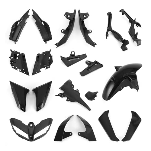Moto winglet wing spoiler pour MT-09 FZ09 2017-2020 kit carénage abs brut