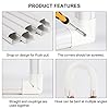 Kalkehay 3" W x 16.1Ft L PVC Decorative Refrigerant Line Set Cover Kit for Ductless Mini Split Air Conditioners, Central AC and Heat Pump Systems