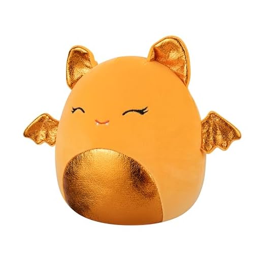 Squishmallows Tangie the Orange Bat Plush