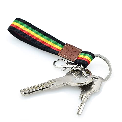 BDM Pulseira jamaicana, elástico Rastafari BOD Marley, Reggae Jamaica, para homens e mulheres, BDM